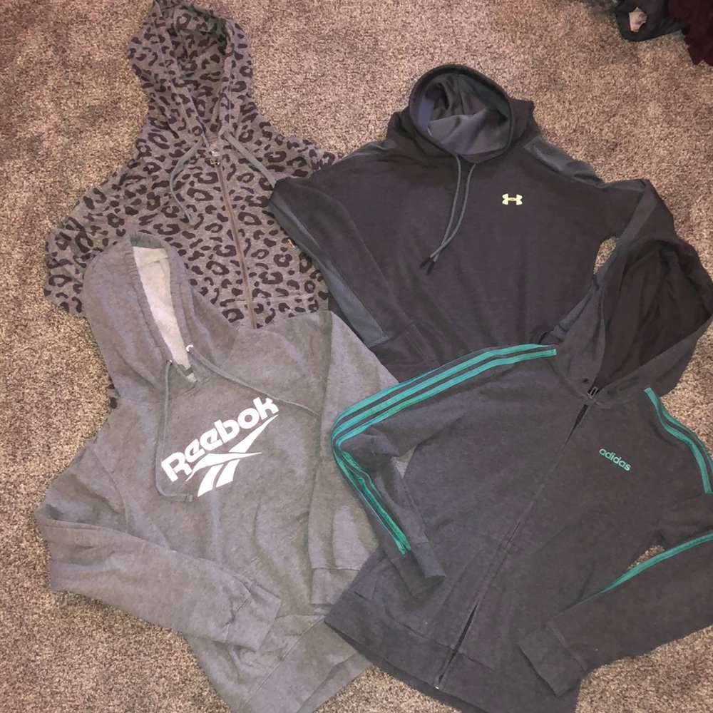 Under Armour Adidas Reebok sweatshirt XS